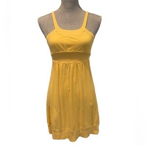 FCUK Cotton Yellow Dress Size 6